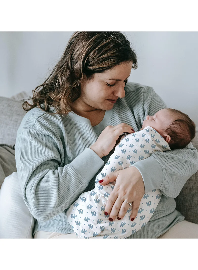 مون Pack Of 2 Bamboo Muslin Wrap Swaddle
