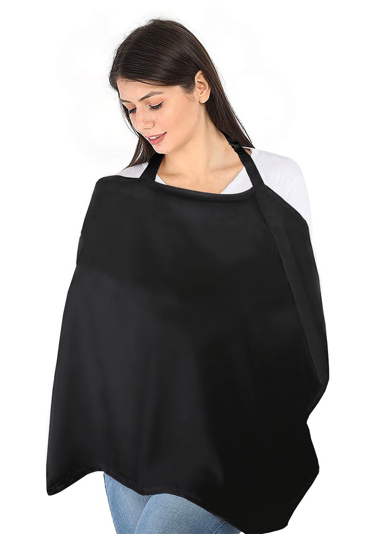 Moon 100% Organic Fabric Durable Lightweight Nursing Privacy Cover Wraps Burp Cloth  - Image 1