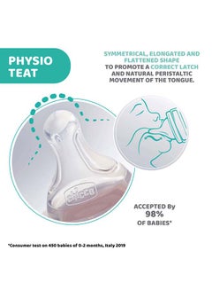 Chicco Physio Teat Silicone 6M+ Food Flow 2Pcs  - Image 5