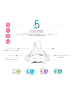 Chicco Physio Teat Silicone 6M+ Food Flow 2Pcs  - Image 4