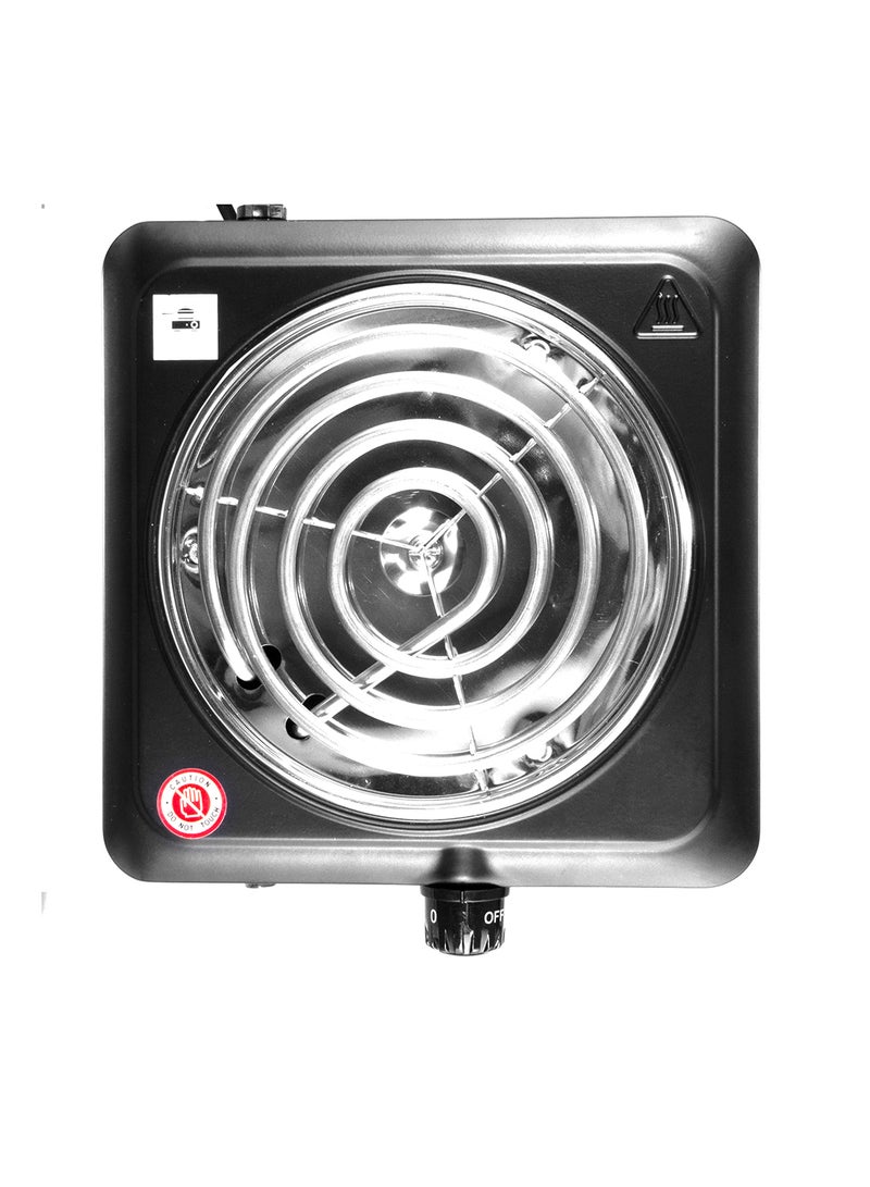 سوناشي - طبق تسخين لولبي فردي 1500 W SHP-609CN أسود - Image 1