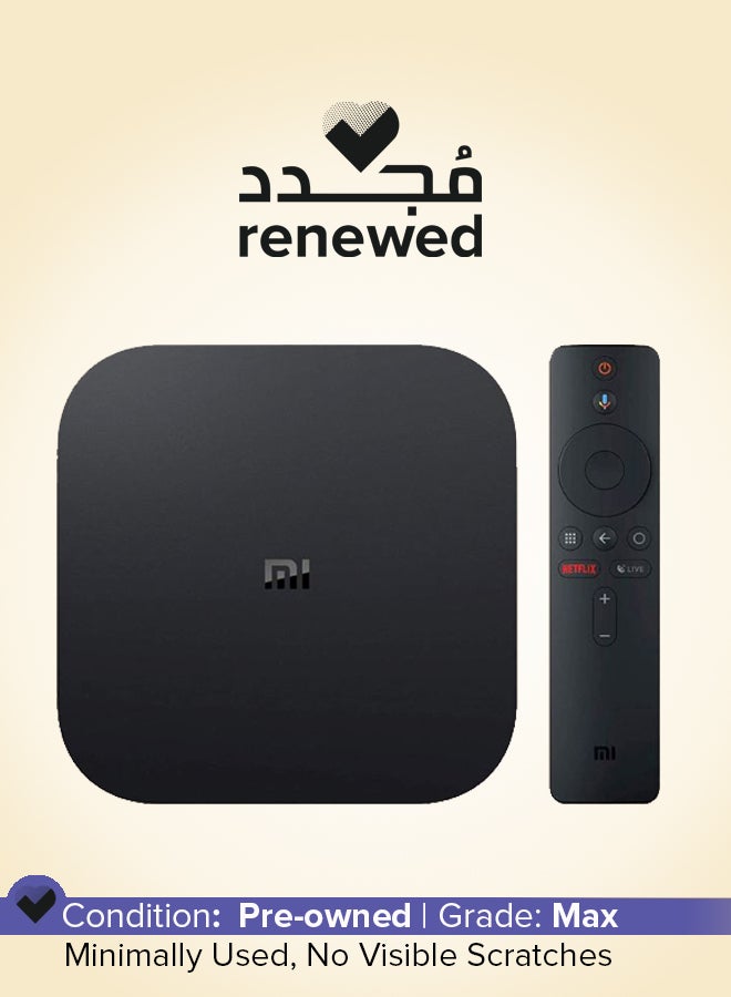 Xiaomi Renewed – Mi Box S Streaming Device Black - Image 1
