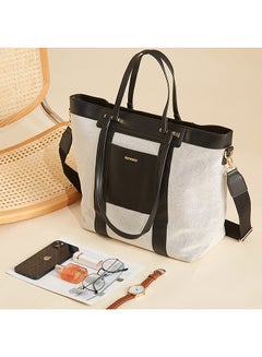 Sunveno La Mode Premium Diaper Bag With Tote Style And Zipped Pockets - Black  - Image 5