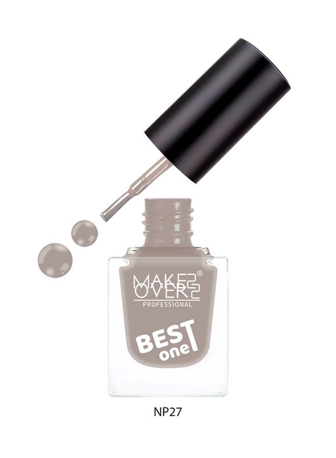 MAKE OVER 22 Best One Nail Polish NP027 STONE - Image 1