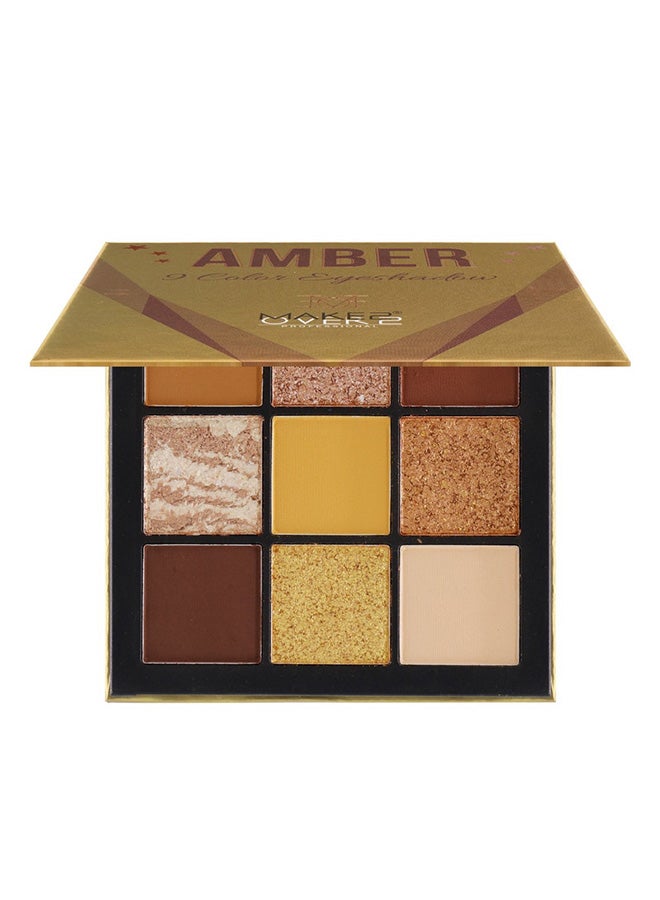 MAKE OVER 22 Amber 9 Color Eyeshadow Multicolour - Image 1