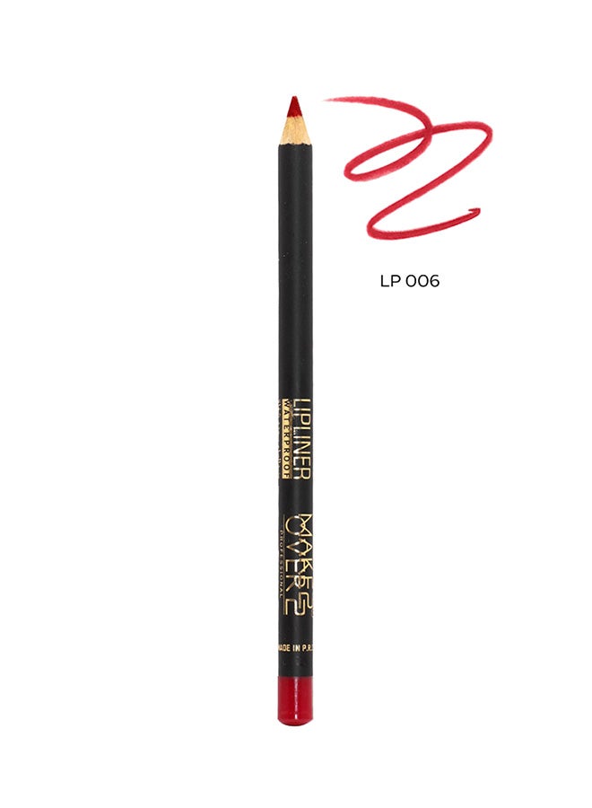 Make Over 22 Lip Liner Waterproof Pencil Red