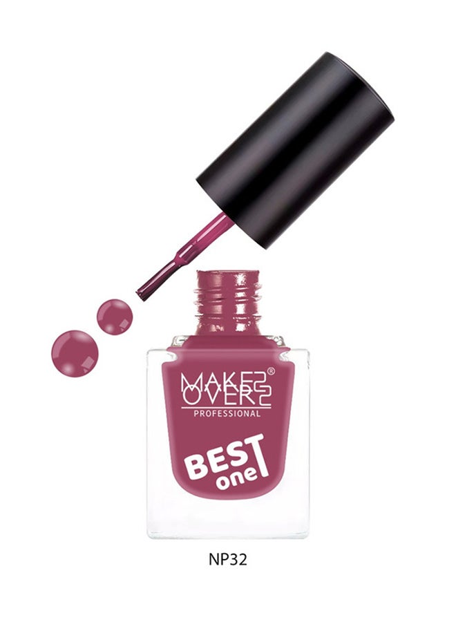 MAKE OVER 22 Best One Nail Polish NP032 Granate - Image 1