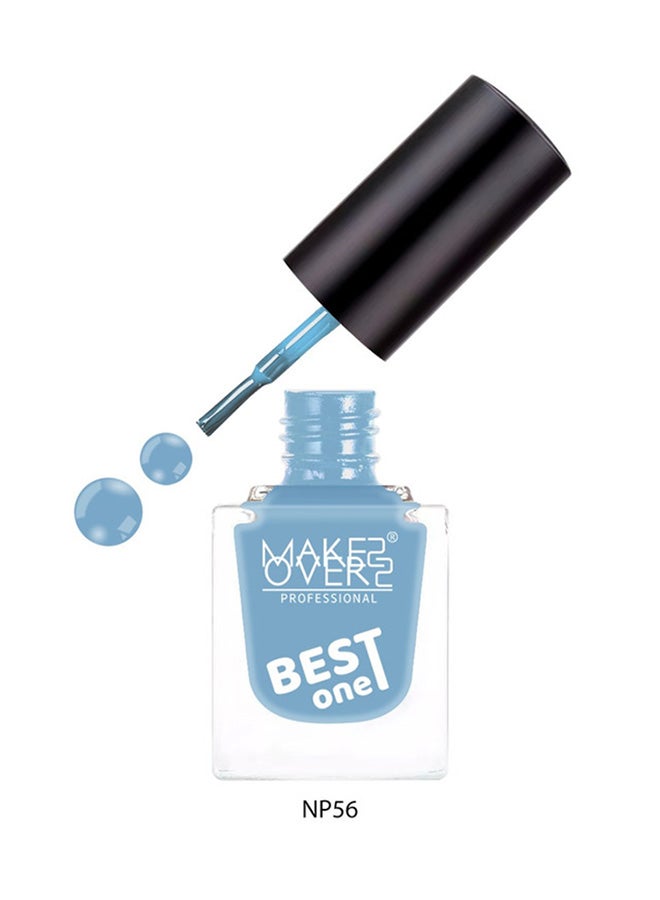 MAKE OVER 22 Best One Nail Polish NP056 Light Sky - Image 1