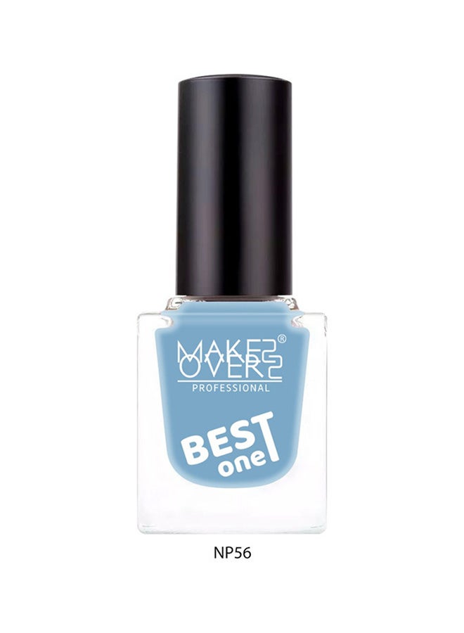 MAKE OVER 22 Best One Nail Polish NP056 Light Sky - Image 2