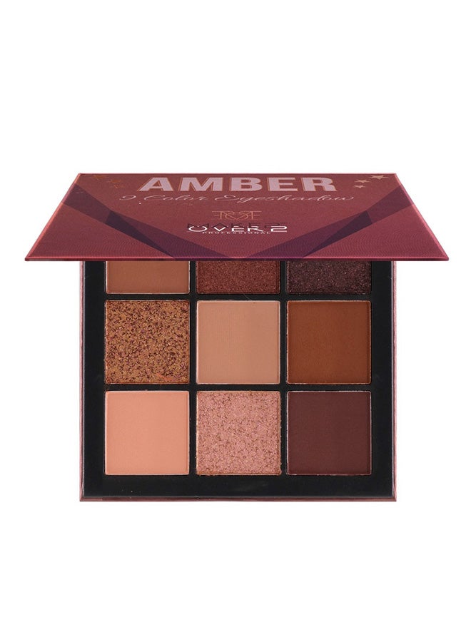 ميك اوفر22 ظلال عيون عنبر 9 ألوان متعدد الألوان متعدد الألوان - Image 1