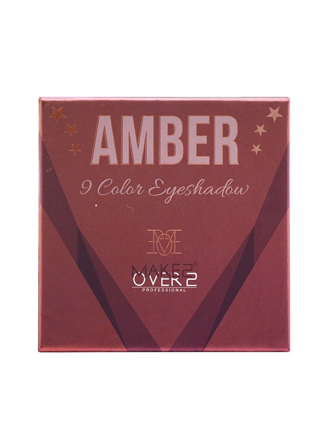 ميك اوفر22 ظلال عيون عنبر 9 ألوان متعدد الألوان متعدد الألوان - Image 2