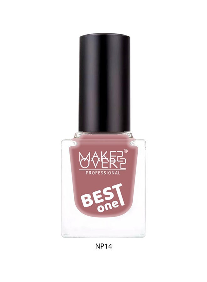 MAKE OVER 22 Best One Nail Polish NP014 APPLE CIDER - Image 2