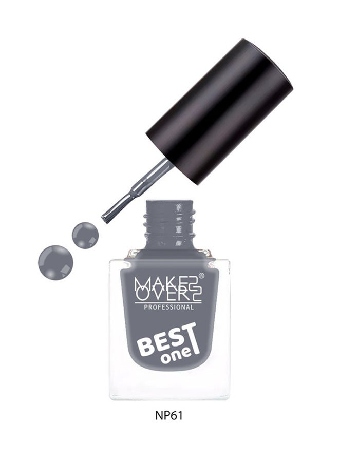 MAKE OVER 22 Best One Nail Polish NP061 IRON - Image 1