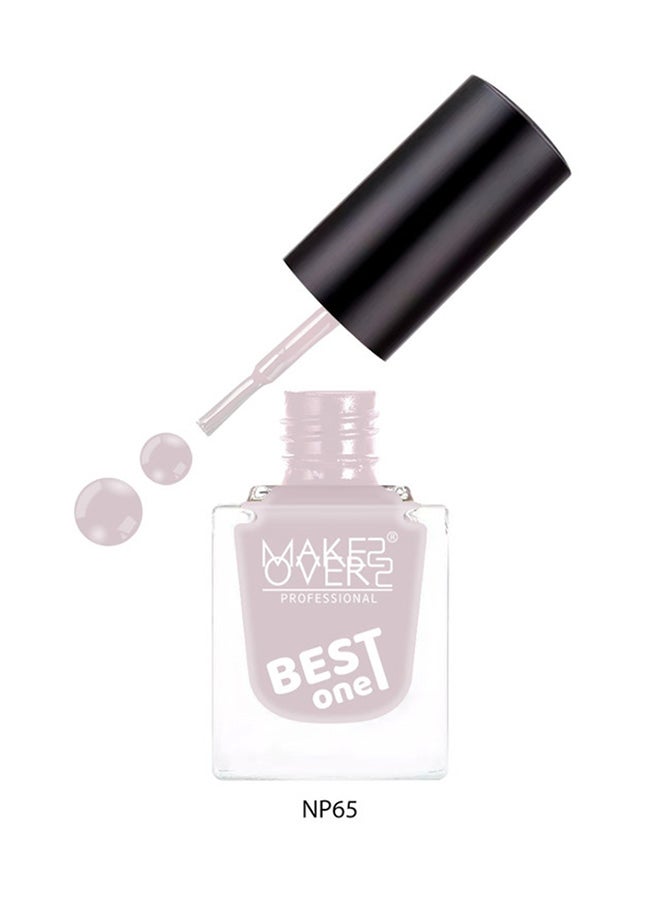 MAKE OVER 22 Best One Nail Polish NP065 CREPE - Image 1