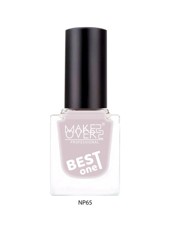 MAKE OVER 22 Best One Nail Polish NP065 CREPE - Image 2