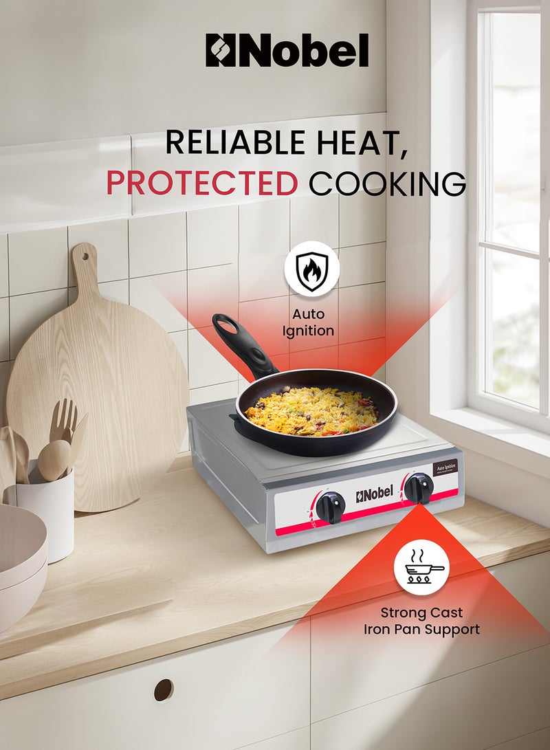 نوبل موقد غاز مفرد من الفولاذ المقاوم للصدأ - Image 4