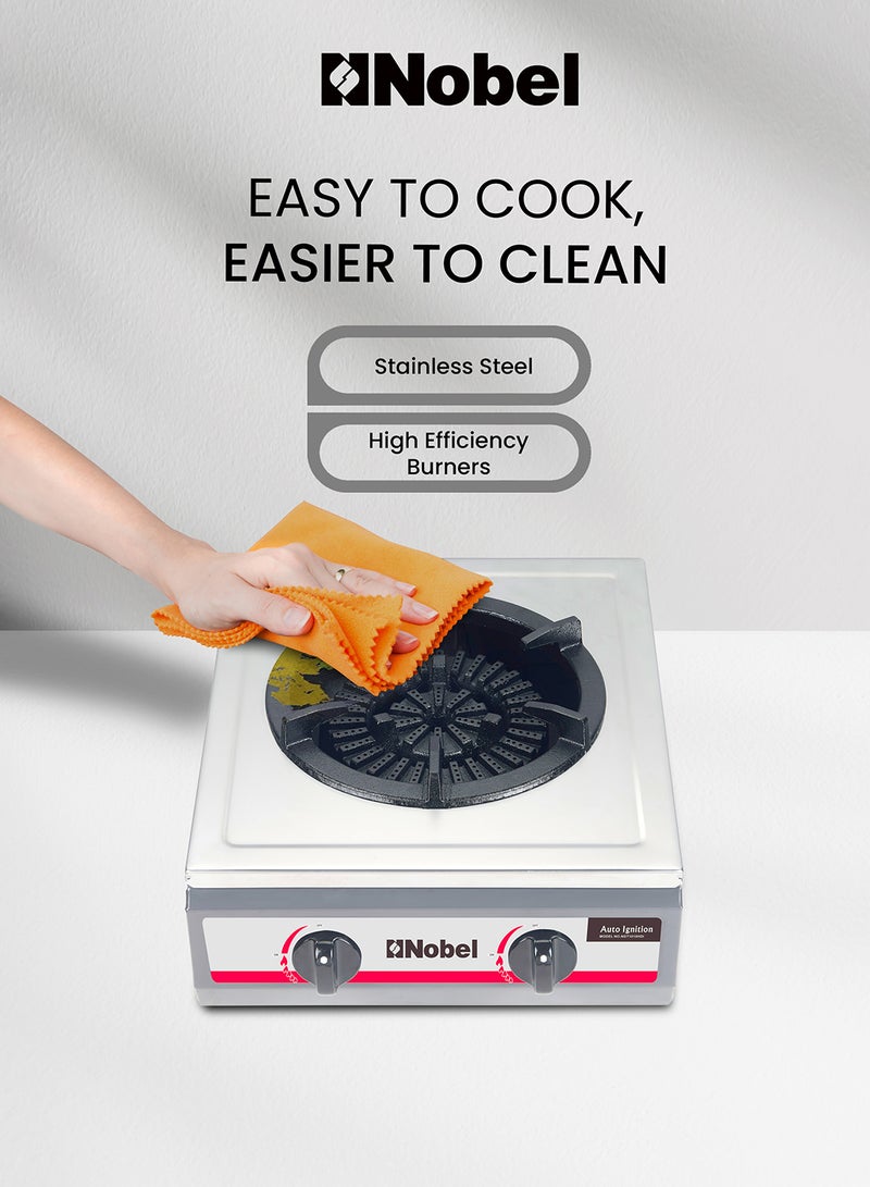 نوبل موقد غاز مفرد من الفولاذ المقاوم للصدأ - Image 5