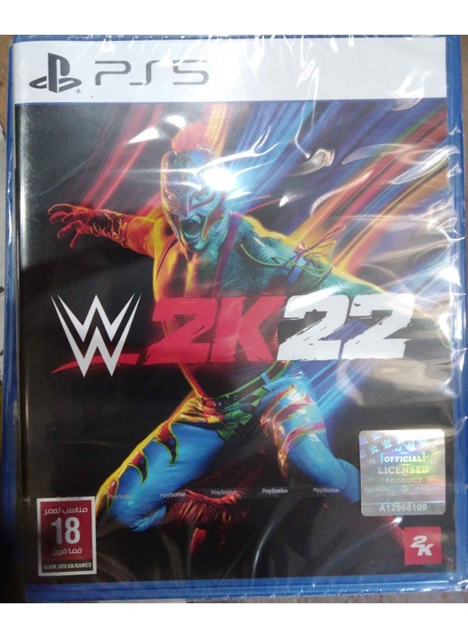 2K - WWE 2K22 International Version Fighting - PlayStation 5 (PS5) - Image 1