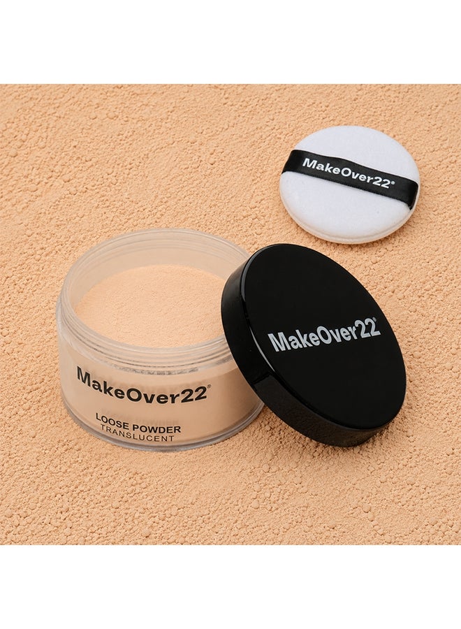MAKE OVER 22 Loose Setting Powder M1003 Beige - Image 2