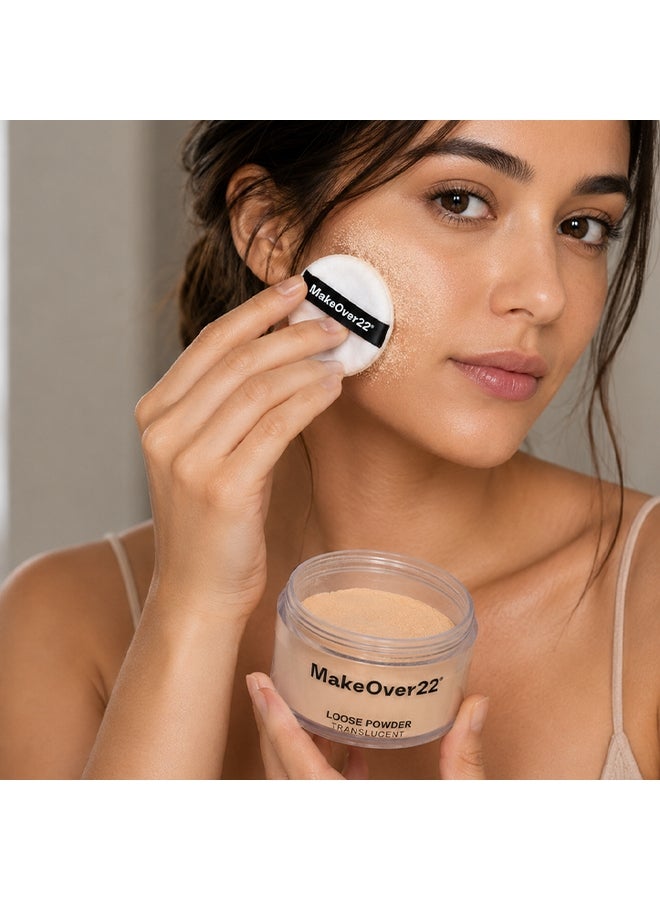 MAKE OVER 22 Loose Setting Powder M1003 Beige - Image 3