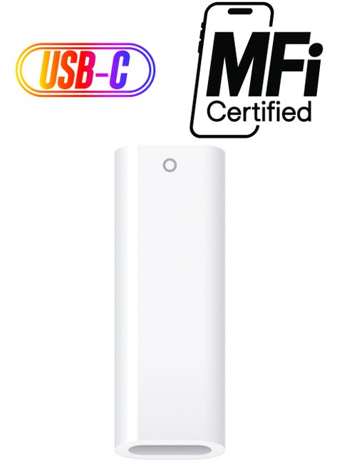 USB-C to Apple Pencil Adapter white