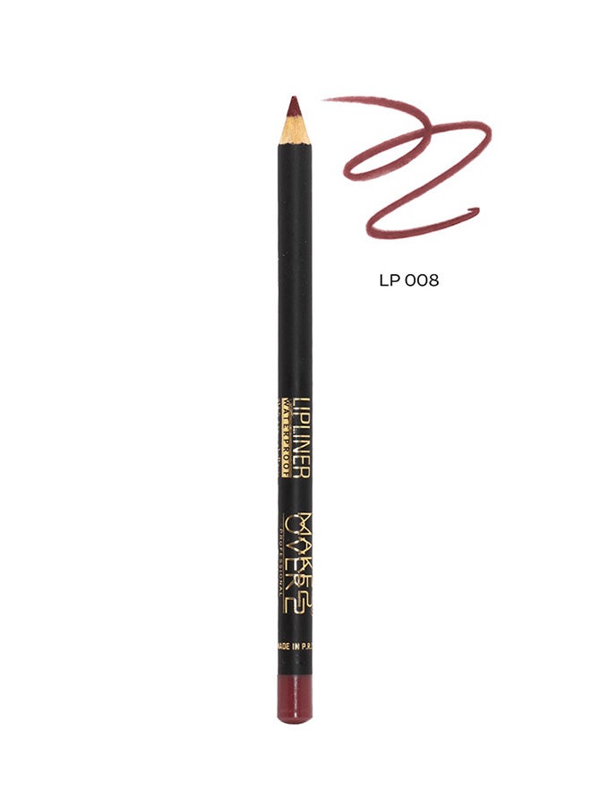 Make Over 22 Lip Liner Waterproof Pencil Purple