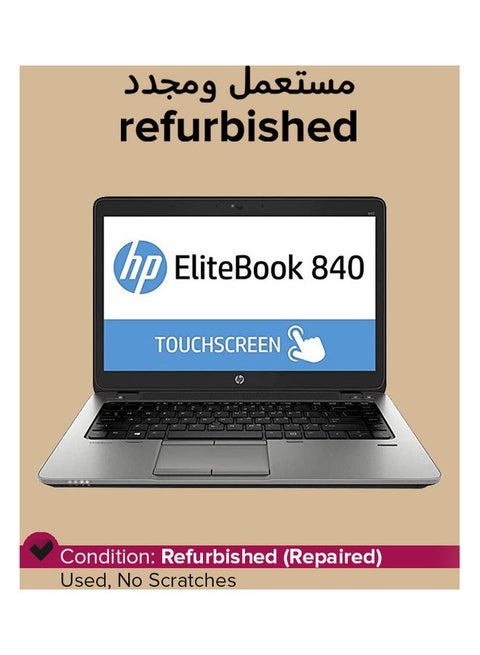 Refurbished - Elitebook 840 G3 Laptop With 14-Inch Display,Intel Core i5 Processor/6th Gen/16GB RAM/256GB SSD/Intel HD Graphics 520 English Silver