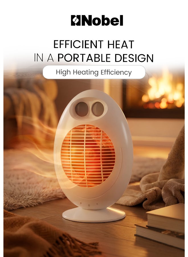 نوبل سخان بمروحة 2000 W NFH100 أبيض - Image 5