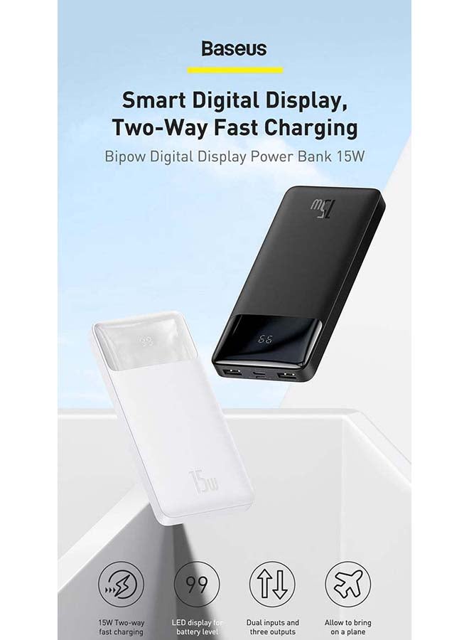 Baseus Power Bank 20000mAh 15W PD+QC con Display PPDML-J01 Black - Image 3