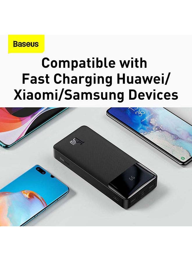 Baseus Power Bank 20000mAh 15W PD+QC con Display PPDML-J01 Black - Image 4