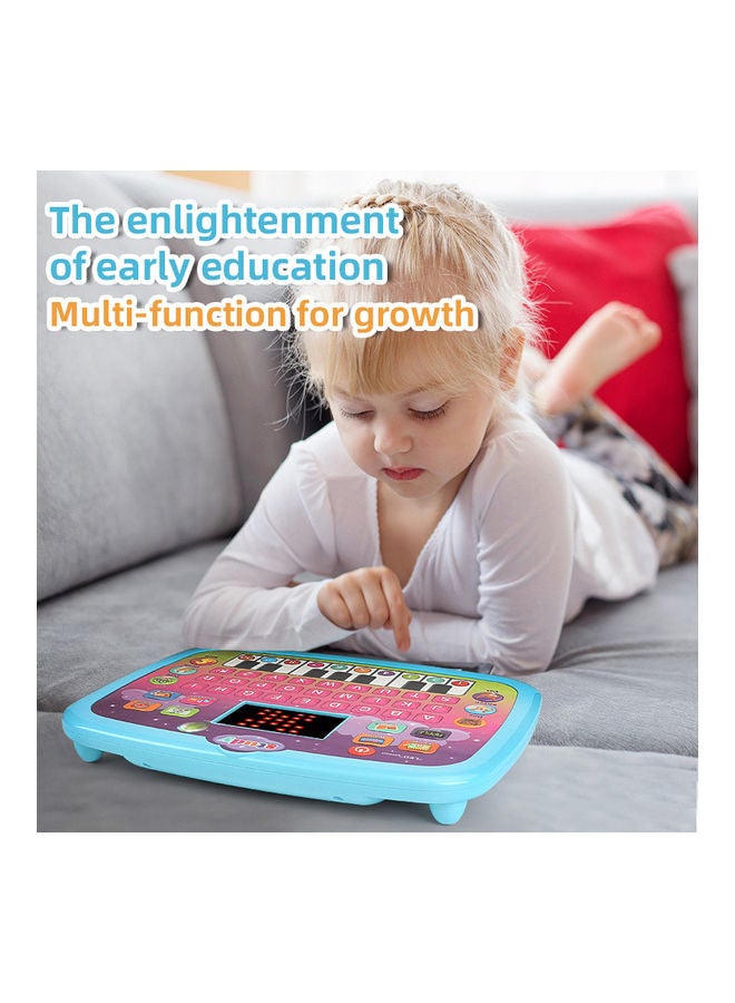 كيدل لعبة تعليمية للأطفال على شكل تابلت بشاشة LED لتعلم اللغة الإنجليزية مع آلية قراءة تعمل عند ضغط الأزرار 23.5X18.5X2.5سم - Image 2