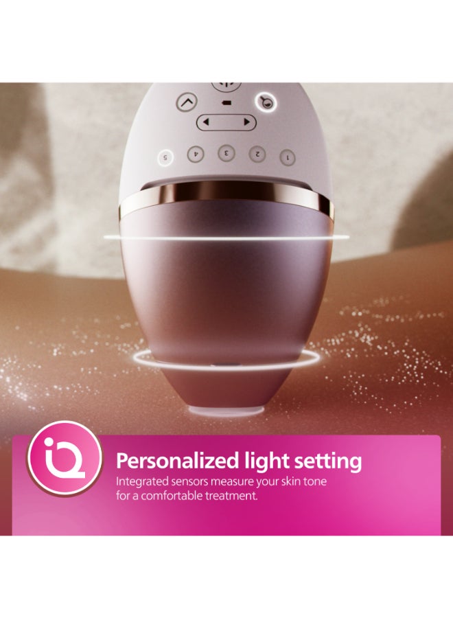 Philips - Philips Lumea IPL, Hair Removal, 9000 Series, SenseIQ Technology, 4 Attachments, Face, Body, Bikini, Underarm, Cordless Use, BRI958/60, Rose Gold, 60 Days Money Back Guarantee Pink - Image 1