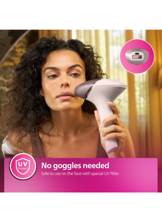 Philips - Philips Lumea IPL, Hair Removal, 9000 Series, SenseIQ Technology, 4 Attachments, Face, Body, Bikini, Underarm, Cordless Use, BRI958/60, Rose Gold, 60 Days Money Back Guarantee Pink - Image 1