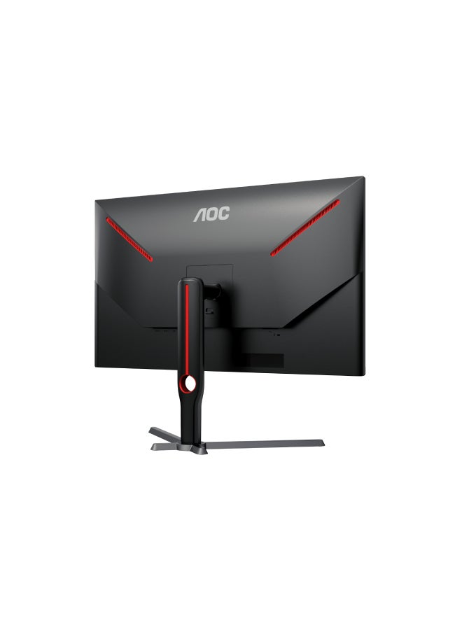 AOC - Q32G3S 31.5-Inch QHD (IPS) Gaming Monitor, 2560 × 1440 (QHD), 165Hz, 1ms, HDR10 Mode Visual Enhancement, HDMI 2.0 × 2, DisplayPort 1.4 × 1, NVIDIA G-Sync Compatible and AMD FreeSync Premium Black & Red - Image 1