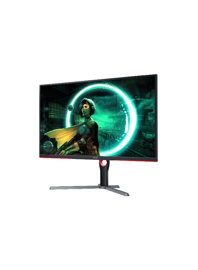 AOC - Q32G3S 31.5-Inch QHD (IPS) Gaming Monitor, 2560 × 1440 (QHD), 165Hz, 1ms, HDR10 Mode Visual Enhancement, HDMI 2.0 × 2, DisplayPort 1.4 × 1, NVIDIA G-Sync Compatible and AMD FreeSync Premium Black & Red - Image 1