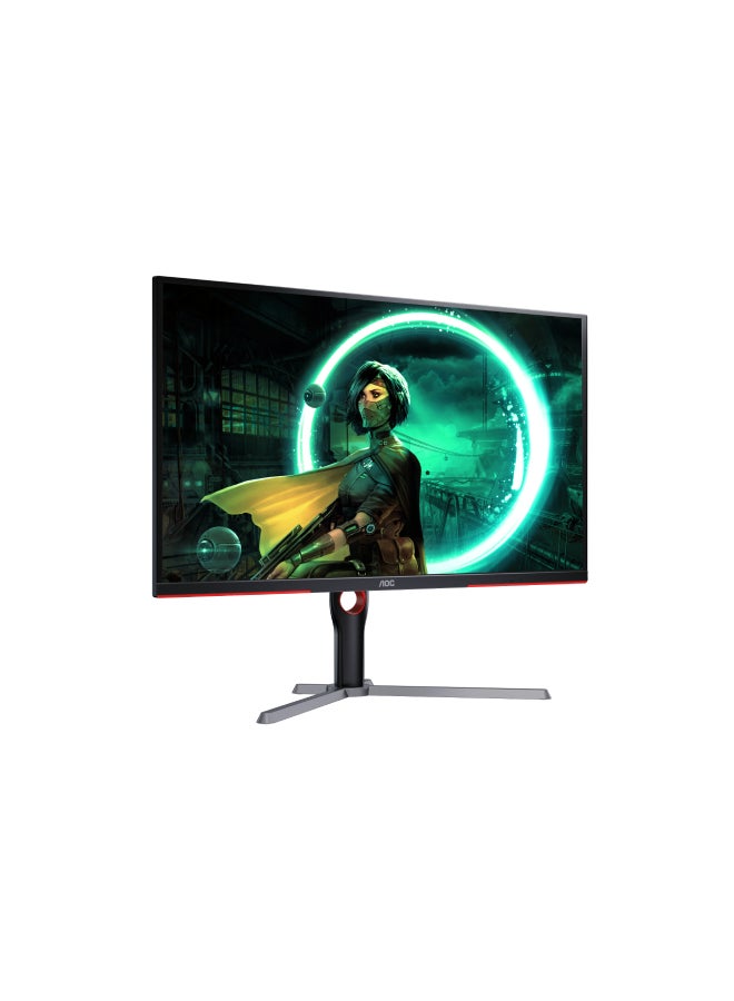 AOC - Q32G3S 31.5-Inch QHD (IPS) Gaming Monitor, 2560 × 1440 (QHD), 165Hz, 1ms, HDR10 Mode Visual Enhancement, HDMI 2.0 × 2, DisplayPort 1.4 × 1, NVIDIA G-Sync Compatible and AMD FreeSync Premium Black & Red - Image 1