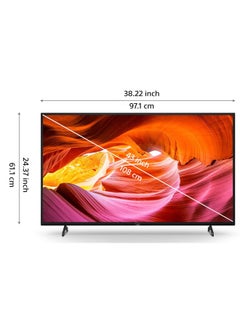 Sony 43 Inch HDR Google TV In 4K With A Billion Colors KD-43X75K Black  - Image 3