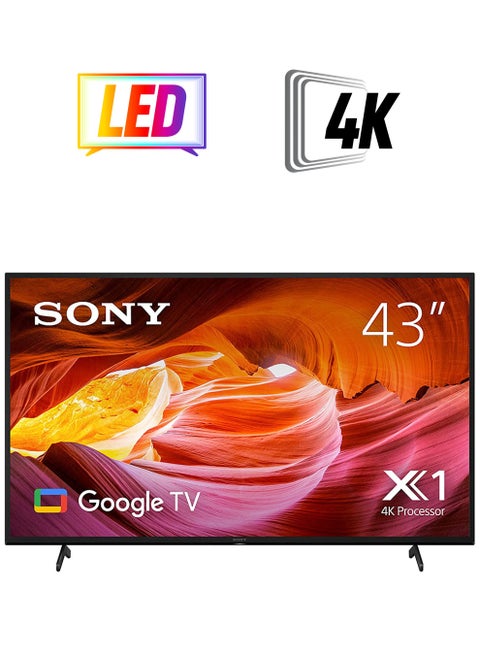 43 Inch HDR Google TV In 4K With A Billion Colors KD-43X75K Black