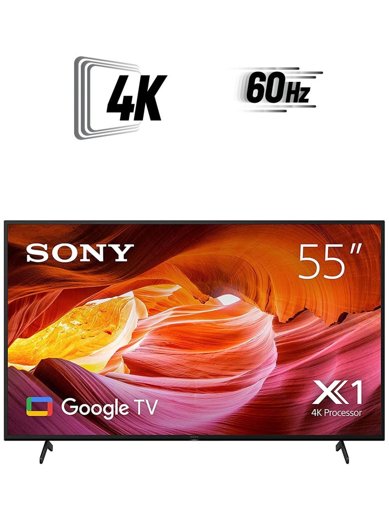 Sony - 55 Inch HDR Google TV In 4K With A Billion Colors KD-55X75AK Black - Image 1