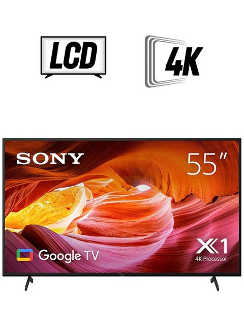 55 Inch HDR Google TV In 4K With A Billion Colors KD-55X75AK Black
