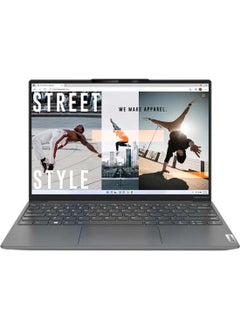 Yoga Slim 7 Carbon with 13.3-Inch Display, Core i7-1260P Processor/16GB RAM/1TB SSD/Intel Iris Xe Graphics/Windows 11 Home Ultimate Grey