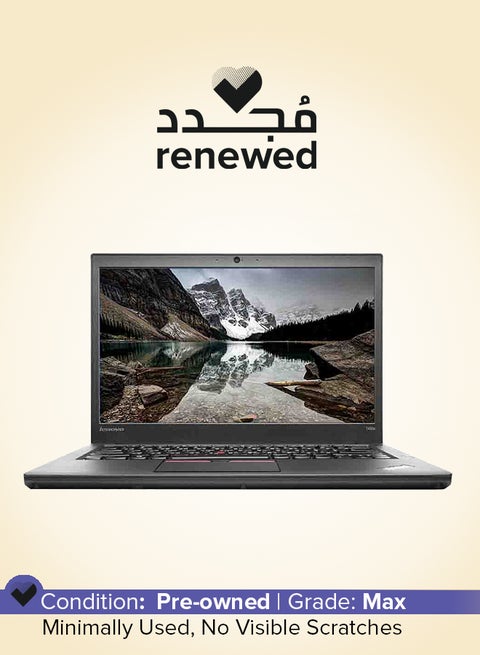 Renewed - ThinkPad T450s Laptop With 14-Inch Display,Intel Core i5 Processor/5th Gen/8GB RAM/256GB SSD/5500MB Intel HD Graphics/Windows 10 Pro Black