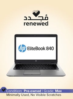HP Renewed - Elitebook 840 G4 Laptop With 14Inch Display,Intel Dual-Core i5 Processor/8GB RAM/512 HDD/Window 10 Black  - Image 1