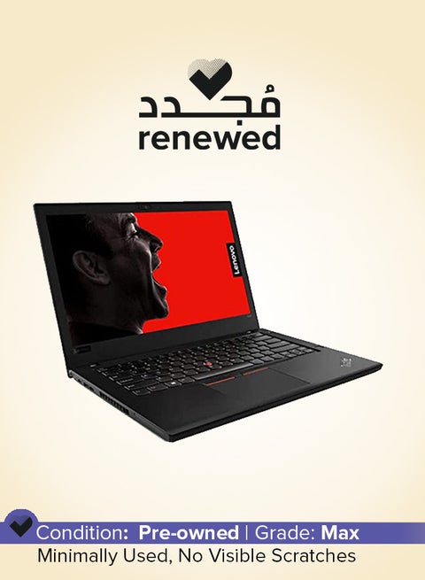 Renewed - ThinkPad T470S Laptop With 14-Inch Display ,Intel Core i5 Processor/6th Gen/8GB RAM/256GB SSD/620MB Intel UHD Graphics/Windows 10 Pro Black