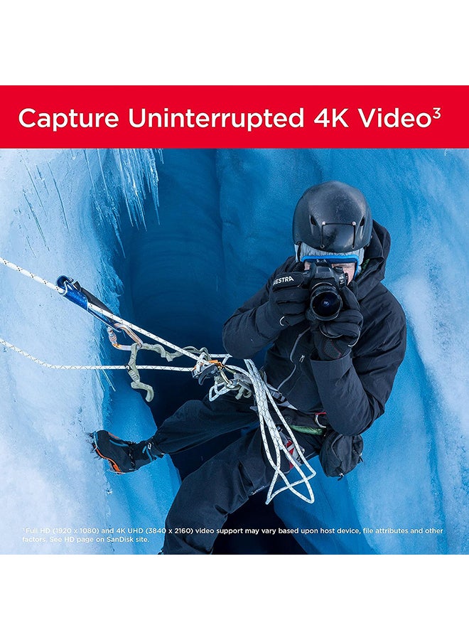 سانديسك - بطاقة Extreme PRO SDHC سعة 32 جيجابايت + RescuePRO Deluxe، بسرعة تصل إلى 100 ميجابايت/ثانية، UHS I، الفئة 10، U3، V30 SDSDXXO 032G GN4IN، أسود - Image 1