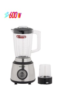 كريبتون خلاط 2 في 1 من الستانلس ستيل 600 W KNB6389 لون فضي  - Image 1