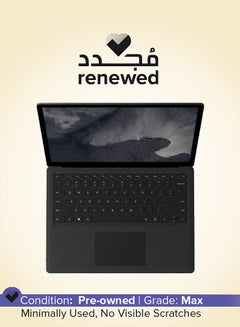 مايكروسوفت مُجدد - لابتوب سيرفيس بشاشة متعددة اللمس مقاس 14 بوصة ومعالج إنتل كور i7 من الجيل الثامن / ذاكرة رام 16 جيجابايت / محرك أقراص SSD سعة 512 جيجابايت / بطاقة رسومات إنتل بدقة فائقة الوضوح / نظام ويندوز 10 برو اللغة الإنجليزية أسود  - Image 1