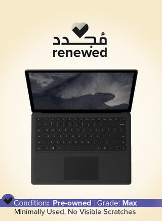 Renewed - Surface Laptop With 14-Inch Multi-Touchscreen Display,Intel Core i7 Processor 8th Gen/16GB RAM/512GB SSD/Intel UHD Graphics/Windows 10 Pro English Black - pnsku/N53361902A/45/_/1746798313/abac30be-f41d-4895-b6b4-1f2b21a2286a