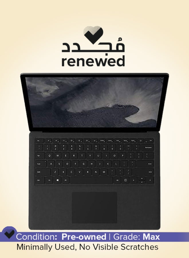 Microsoft Renewed - Surface Laptop With 14-Inch Multi-Touchscreen Display,Intel Core i5 Processor 7th Gen/16GB RAM/512GB SSD/Intel UHD Graphics/Windows 10 Pro English Black English Black - Image 1