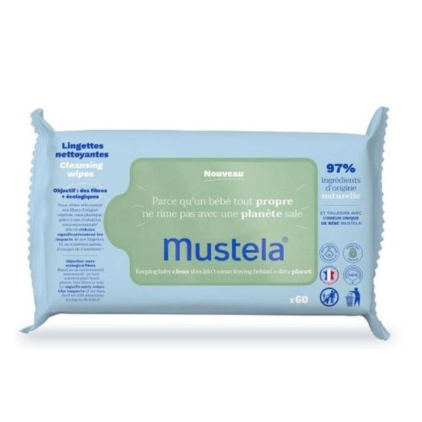 Mustela - Cleansing Wipes x 60 - Image 1